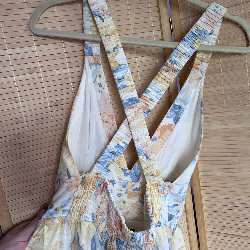 Abercrombie Floral Romper with Deep V-Neck - Picture 5 of 6
